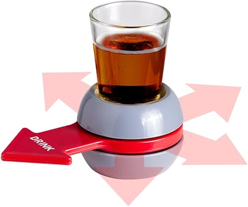 Shot Spinner Spin The Shot Divertido juego de beber Spin Shot Juegos de fiesta para adultos Vaso de chupito de 1.7 oz