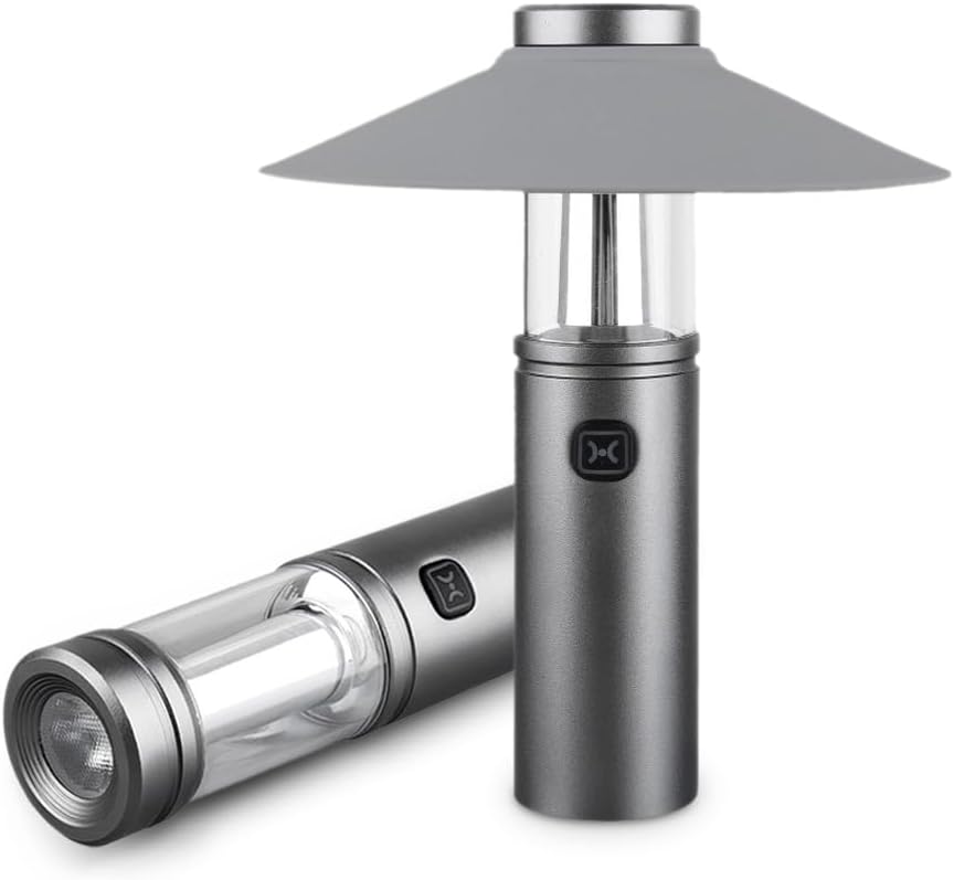 Portable Flashlight for Camping Outdoor Hiking Home Power Outage Emergency USB Rechargeable Flashlights Camping Essentials Magnetic Handheld Flsash Light with 5 Light Modes