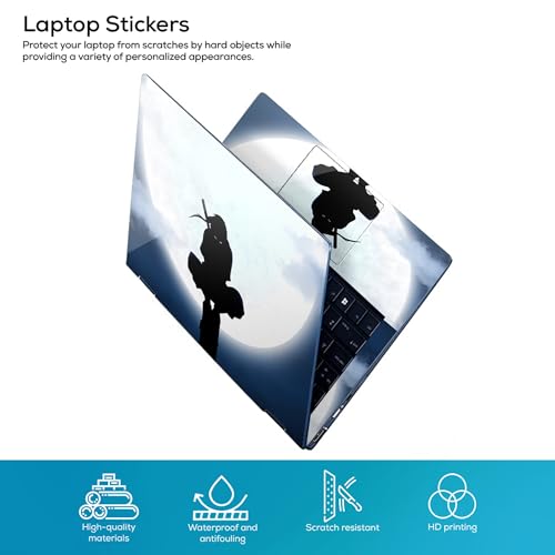 Image of Inkykart Full Body Laptop Skin /Sticker /Cover Bubble-Free| Laminated| Removable| HD Quality Sticker for Laptops Upto 15.6 Inches Compatible with Hp /Dell /Acer /Lenovo /Asus etc.(DSGN-207)