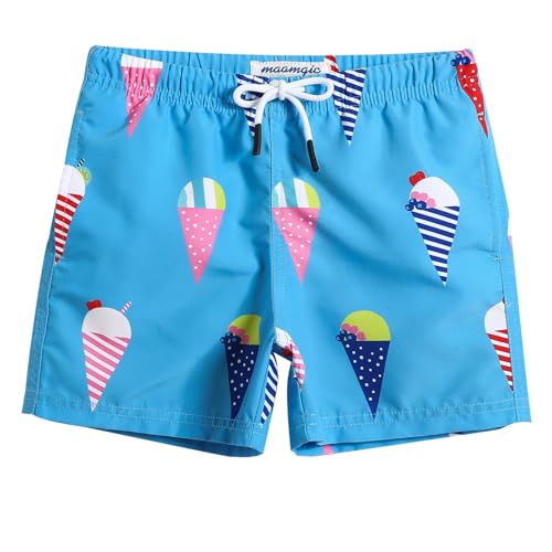 MaaMgic Kleine Jungen Badeshorts Schnelltrocknend Boardshorts mit...