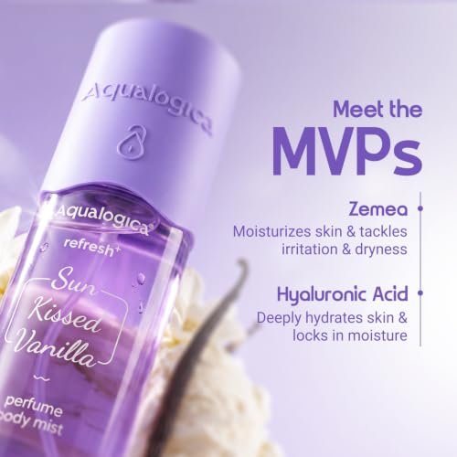 Aqualogica Refresh+ Sun Kissed Vanilla Body Mist 150 ml - Image 8