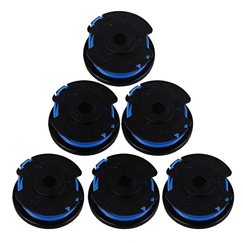 Mxfans 6X Plastic 29252 Trimmer Spool Line Replacement for Greenworks 21222