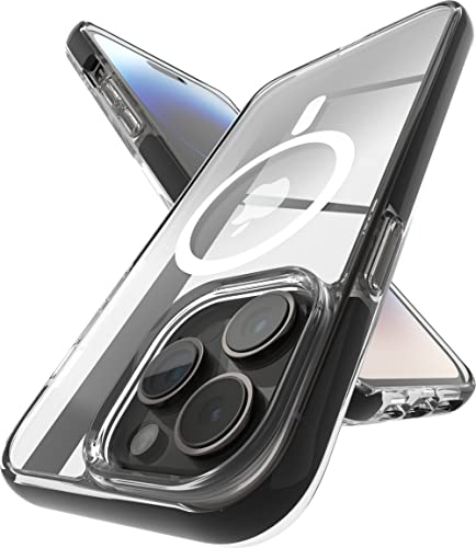Image of eller sante Guard MagPro for iPhone 14 Pro Case Cover, 10 Feet Drop Protection, Shockproof, Scratch Resistant, Slim, Thin Compatible with MagSafe iPhone 14 Pro Back Cover - Black