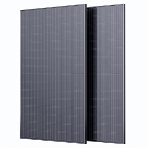 Callsun 450W Bifacial Solar Panel 2-Pack (900W Total), N-Type 16BB Double Glass Monocrystalline, Anti-Shade Dual-Module Design, 25% High Efficiency Solar Cells for Home Rooftop, RV, Off-Grid System