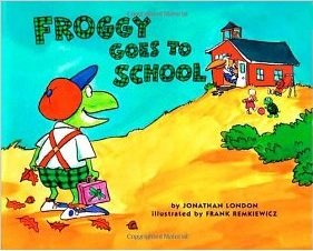 Froggy Goes to School 0590122525 Book Cover