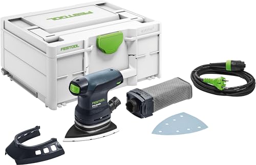 Festool Deltaschleifer DTS 400 REQ-Plus  mit Schleifschuh Protector Longlife-Staubfangbeutel  im Systainer
