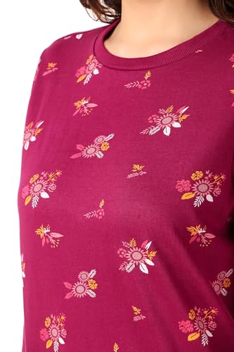 Image of Stories.Label Women Sweatshirt Full Sleeve | 100% Cotton Printed Winter Wear for Women | Casual Round Ribbed Neck Pullover Graphic Sweatshirt Tops | Regular & Plus Size (S-5XL)