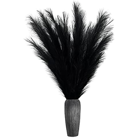 5 StüCk KüNstliches Pampasgras Groß 100 cm/ Pampasgras Deko Getrocknete Blumenstrauß Dekoration Hochzeit Wohnzimmer Pampasgras XXL Vase FüLlung Pampasgras Flauschig Boho Deko Cover