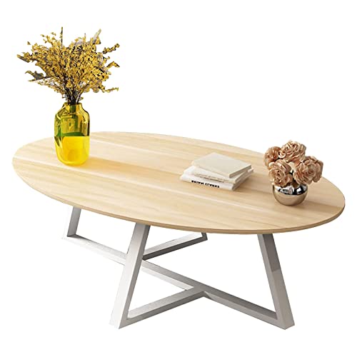Table basse ronde en métal de 100 cm pour salon moderne - 2