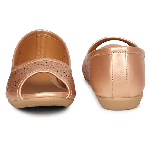 Image of Footshez Women's Black Ballet Flat | Women's Fashion Sandals Bellies-P