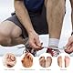6 Stück Zehenspreizer Hallux Valgus,Hallux Valgus Korrektur Silikon,Silikon Großzehenabstandshalter mit 2 Schlaufen,Hallux Valgus Korrektur Zehenspreizer für Überlappende Zehen für Frauen Männer
