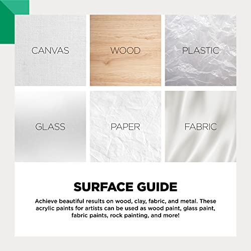 Image of Reeves Acrylic Paint-10ml, Set of 18