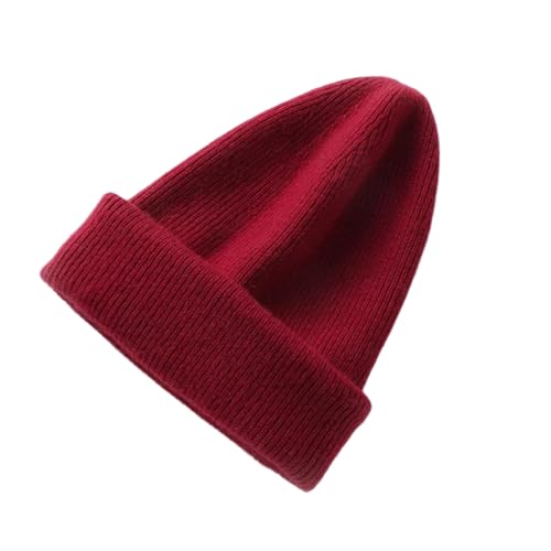 Bonnet en cachemire femme tricoté côtelé idéal pour sorties hivernales