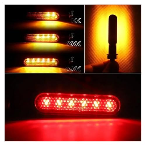 Luz de posición lateral para scooter y lámpara direccional de 12V trasera 5