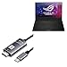 BoxWave Cable Compatible with ASUS ROG Zephyrus G15 (GA502) - SmartDisplay Cable - USB Type-C to HDMI (6 ft), USB C/HDMI Cable for ASUS ROG Zephyrus G15 (GA502) - Jet Black