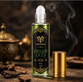 Yakshaa Green Oud Attar Roll-On Perfume for Men & Women 10 ml - Image 7