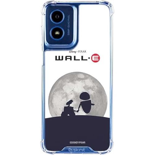 Skinit Clear Phone Case Compatible with Moto G 5G - Officially Licensed Disney Wall-E and Eve Design