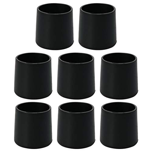 Uxcell Pvc Leg Cap Tip Cup Feet Cover 20Mm 0.79" Inner Dia 8Pcs Floor Protector Moisture Resistant For Furniture Chair Desk #TOP13
