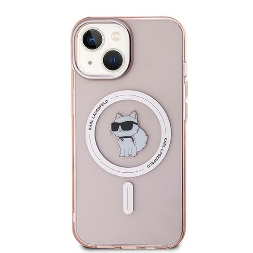 CG MOBILE Karl Lagerfeld KLHMN61HFCCNOP Hülle für iPhone 11 / Xr 6.1" Rosa hardcase IML Choupette