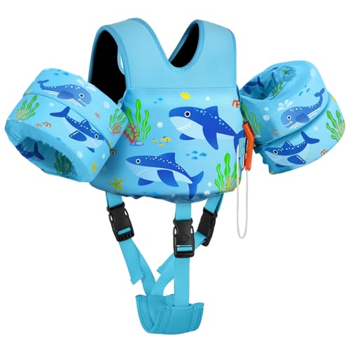 MoKo Toddler Swim Vest with Crotch Strap and Floats