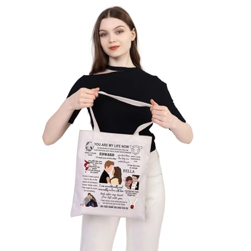 WSNANG Vampire Movie Inspired Gift Bella Tote Bag Vampire Lover Shoulder Bag Cullen Gift Vampire Movie Merch4
