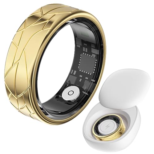 Anello Intelligente per Android e iOS - Fitness Tracker per e Monitoraggio del Sonno Cardiofrequenzimetro Contapassi Frequenza Cardiaca Sport uomo donna