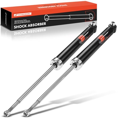 A-Premium Rear Pair (2) Shock Absorber Strut Assembly with BMW E36 Z3 1996 1997 1998 1999 2000 2001 2002, without Sport Suspension, Driver and Passenger Side