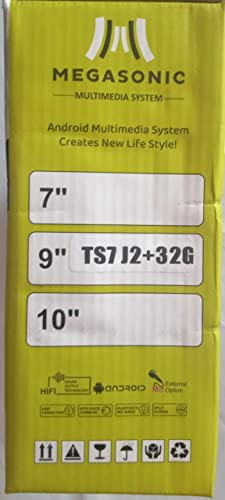 Image of 9 Inch Megasonic Android Player for Car 32GB 2GB