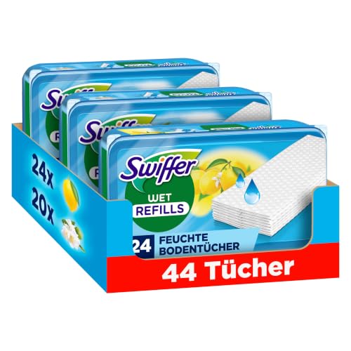 Swiffer Bodenwischer Nachfüller Wet, 44 Feuchte Tücher – Ansicht 1