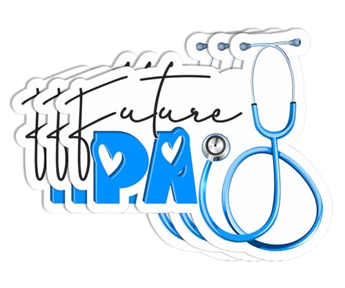 3Pcs Future Pa Sticker - Physician Assistant - Healthcare - Funny - Sticker for Water Bottle - Tablet - Laptop - Notebook - Luggage