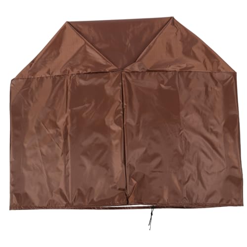 Toddmomy Cubierta De Muebles Cobertor De Jardín a Prueba De Nieve Cubierta De Silla De Mimbre Al Aire Impermeable Al Aire Cubierta De Mesa De Patio Cubrir Tela Oxford Café