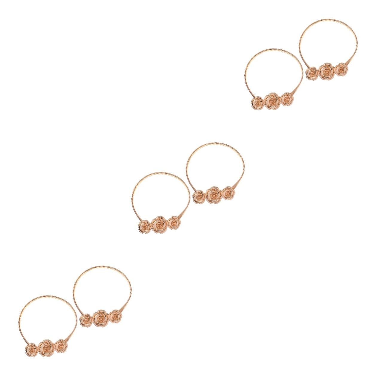 ABOOFAN 3 Paia Cravatta per Tende Clip per Tende Domestiche Fermagli Metallici Decorativi Fibbia della Cravatta della Tende Metalliche Lacci per Tende Ferro da Stiro Finestra Tappo