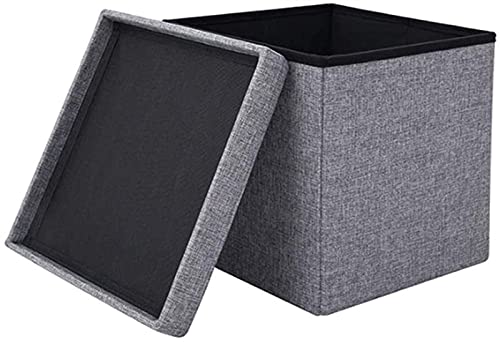 Tabouret de chambre à coucher avec couvercle et pouf - 8
