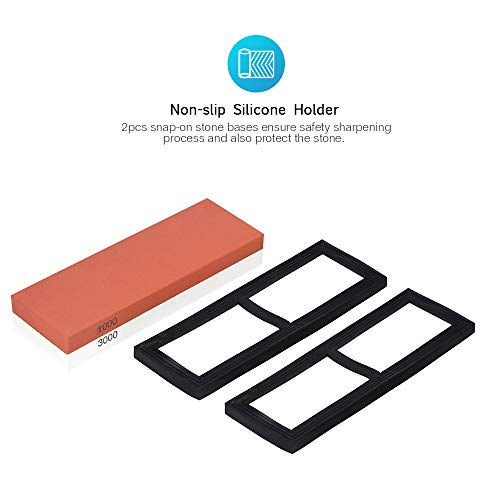 Decdeal 1000/3000 Grit Facas Laterais Facas de Afiar Pedra de Amolar Faca de Moer Moagem 180 * 60 *