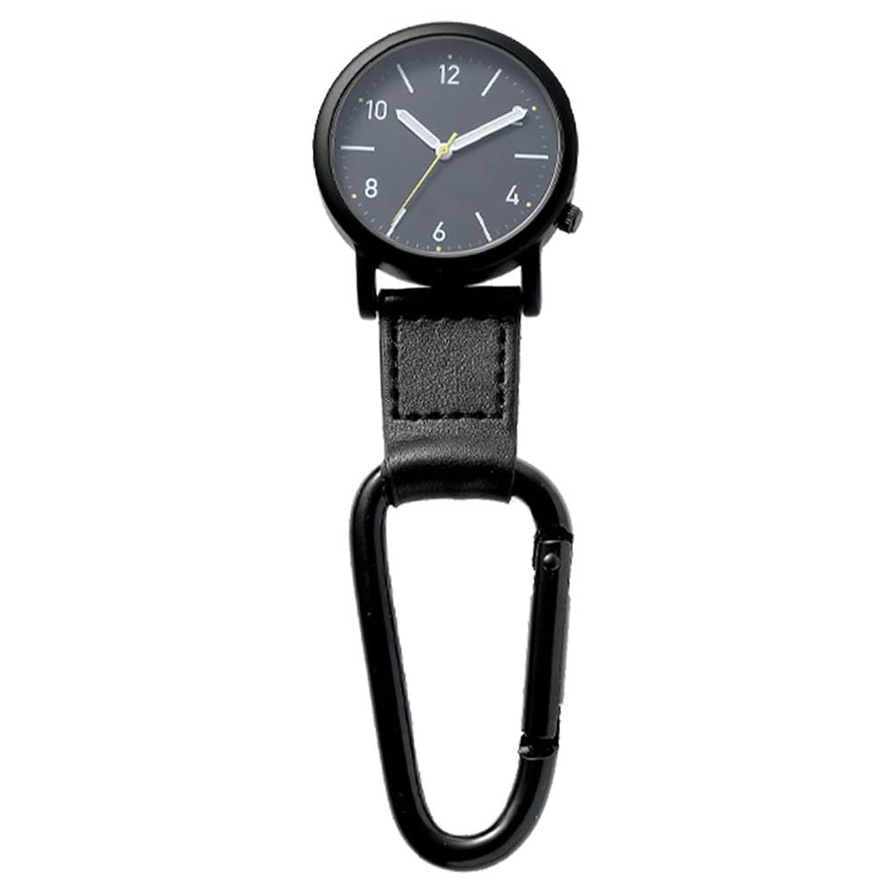 Amazon.co.jp: ナースリー ALL BLACK カラビナウォッチ 逆さ文字
