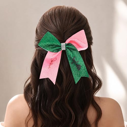 2 Pinzas de Pelo Bruja, Arcos Rosa y Verde, Halloween miniatura 6