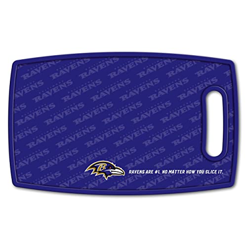 Image of YouTheFan NFL Baltimore Ravens Logo Series Cutting Board