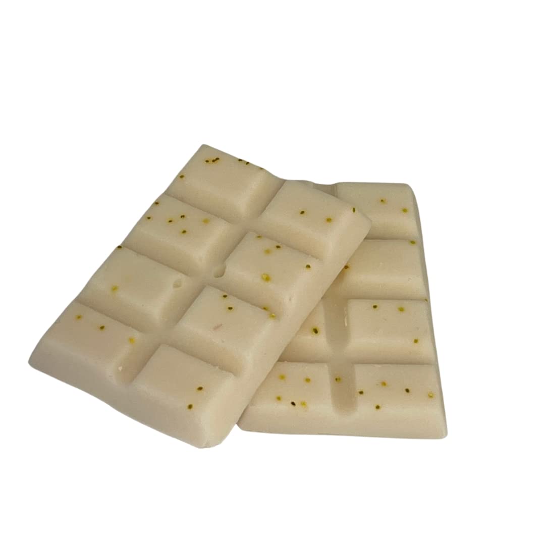 Wax Melts, Wax Snap Bars, Wax Tarts - Natural Soy - Highly Scented & Long Lasting (Rhubarb & Custard (New))