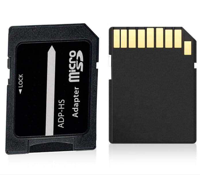 Image of Micro SDHC Micro SDXC to SD Memory Card Adapter Card Reader Converter High-Speed Micro SD to SD Card Adaptor for Camera Smartphone Tablet Laptop (ONLY Adapter) -1PC Pack