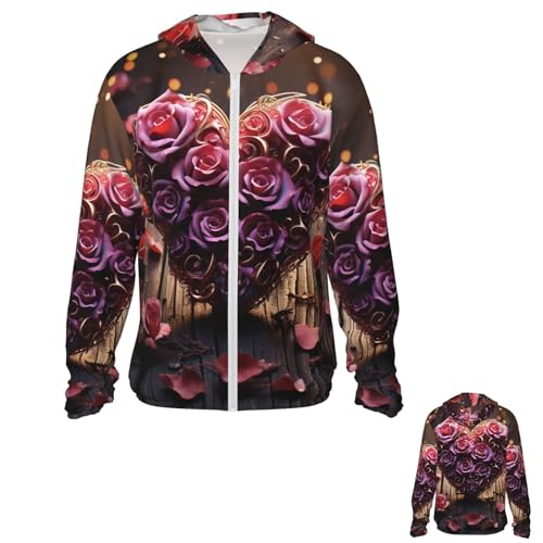 Chaqueta para hombre con protección solar UPF 50+, manga larga y capucha miniatura 1