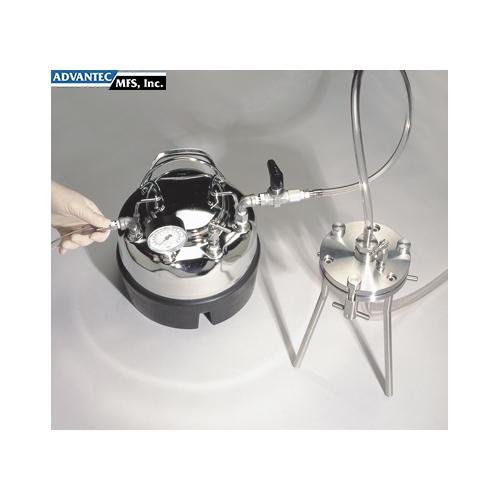 Advantec MFS 300800, KS90 Model Large Pressure Filter Holder, 90 mm Diameter, 304 Stainless