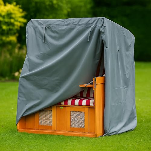 Strandkorbhülle 137cm, Abdeckung Strandkorb Oxford 600D 350 g/m²,...