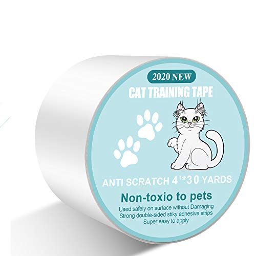 4" X 30 Yards Anti Cat Scratch Deterrent Tape - Sticky Paws Tape