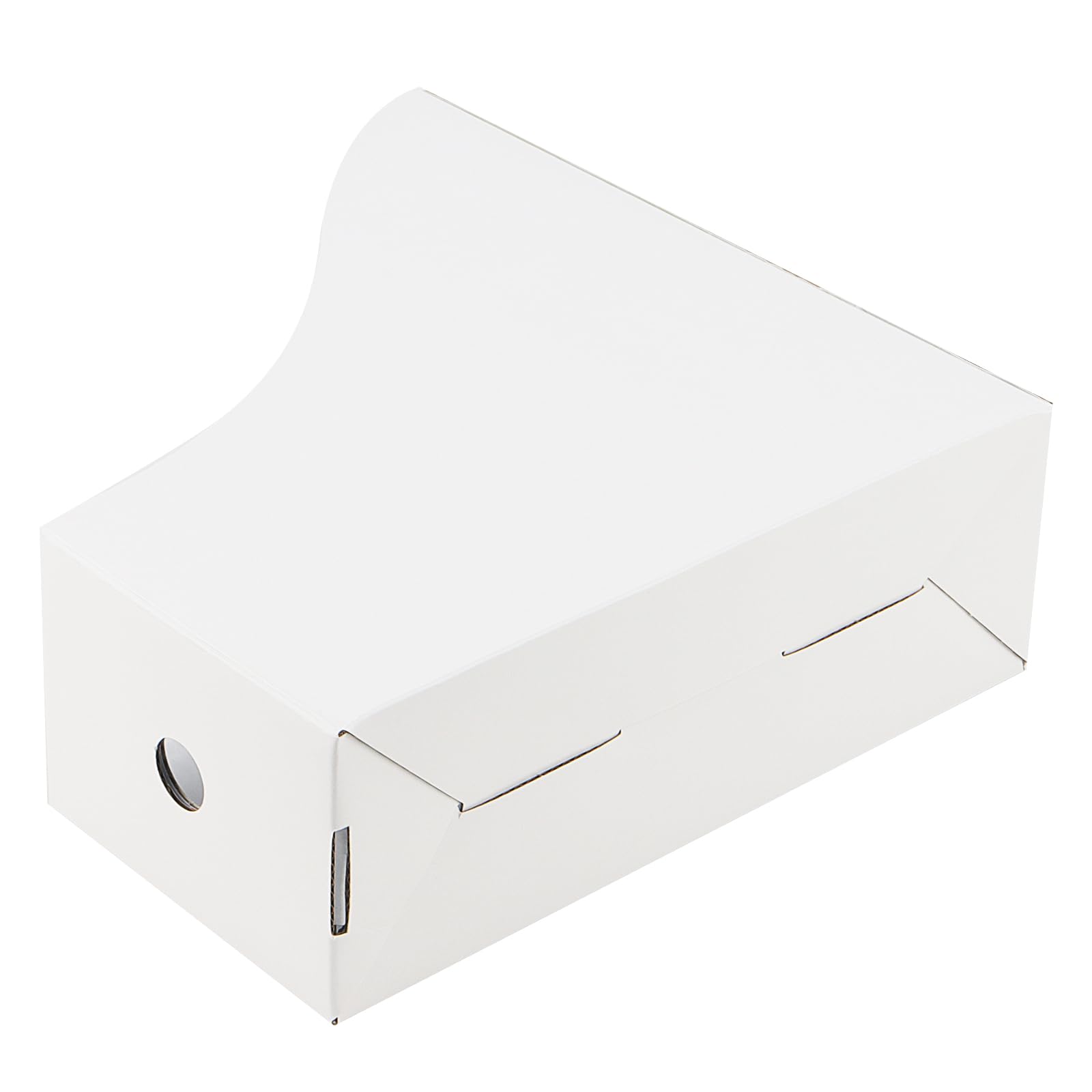 Revistero de cartón blanco, 12 unidades, tamaño A4, A4, soporte para archivos, papel de estraza