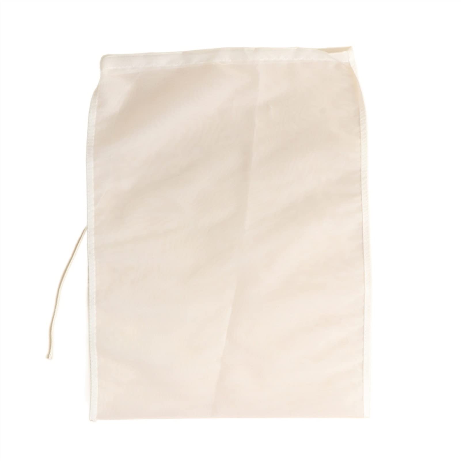 Nylon Mesh Fabric, 200 Mesh White Nylon Filter Bag for Nut Almond Milk Cheesecloth Cold Brew Multiple Sizes(12x15cm)