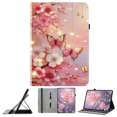 Coque MatePad T10s JZ finition cuir au motif gravé cristal de haute précision