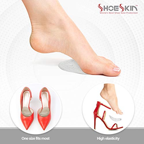 Image of Clear Metatarsal Pads for Women & Men - Ball of Foot Cushions for Pain Relief - Comfortable, Nonslip, Reusable, Light and Great for High Heels