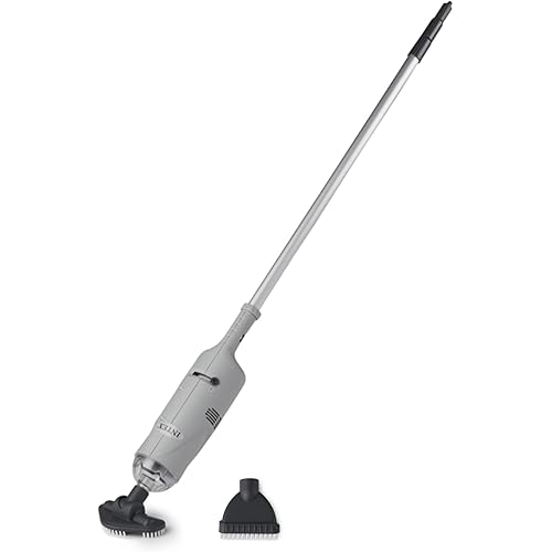 Intex 28620E Manual Rechargeable Handheld Swimming Pool Vacuum Cleaner with Telescoping Aluminum Shaft