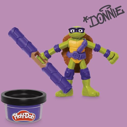 Play Doh Les Tortues Ninja Créations Cowabunga Coffret de pâte à Modeler - vue 8