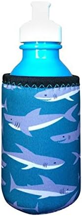 Koverz for Kids - #1 Neoprene Baby Bottle/Sippy Cup Insulator Cooler Coolie - Choose from 30+ Styles! - Sharks